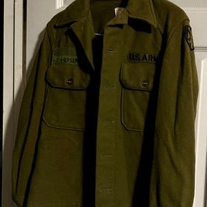VINTAGE. US Army Engineer Jacket Wool